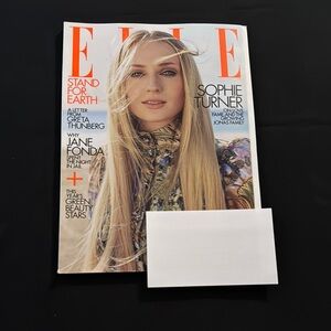 Elle Magazine with Sophie Turner Cover